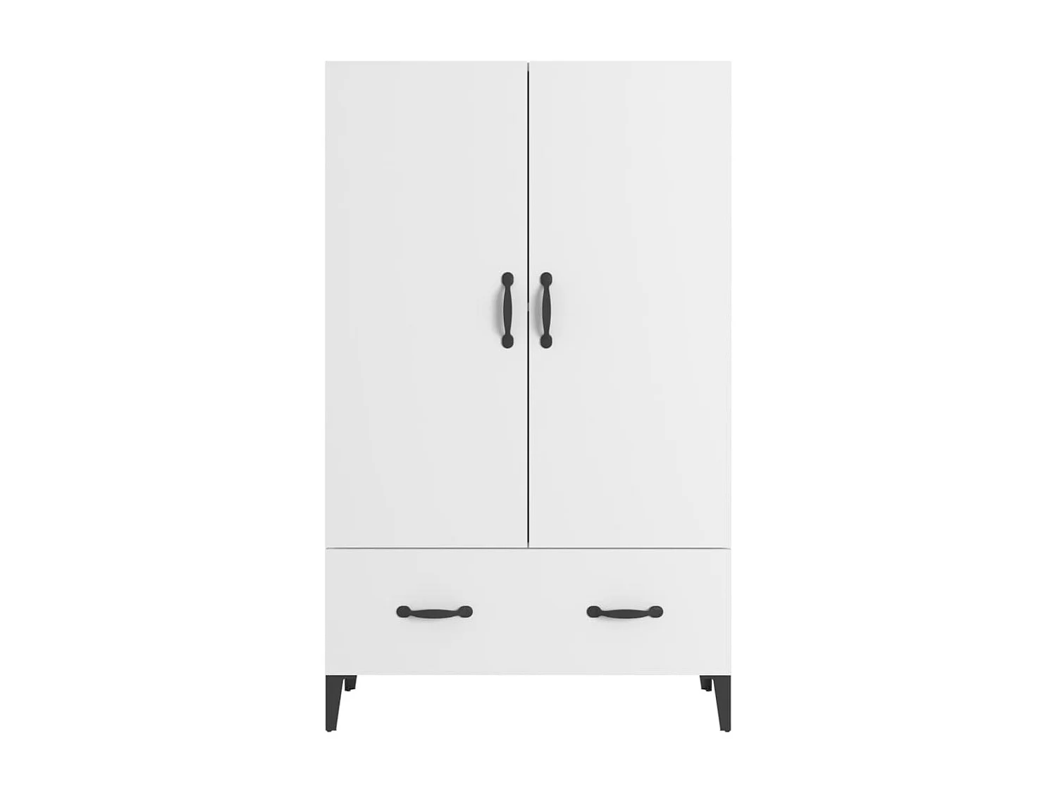 Buffet haut Blanc 70x31x115 cm Bois d'ingénierie