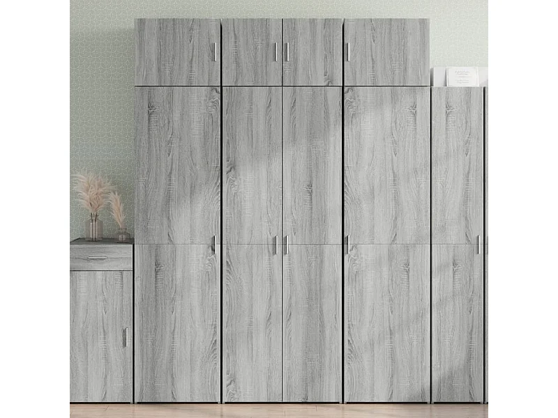 Armoire de rangement sonoma gris 70x42,5x225 cm