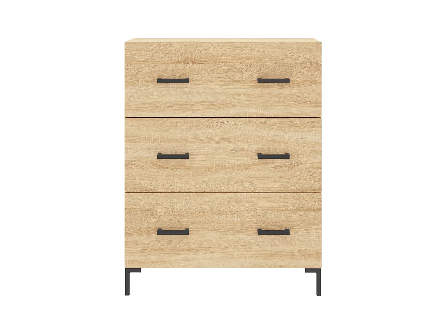 Hoog dressoir Sonoma eiken 69,5x34x180 cm Technisch hout