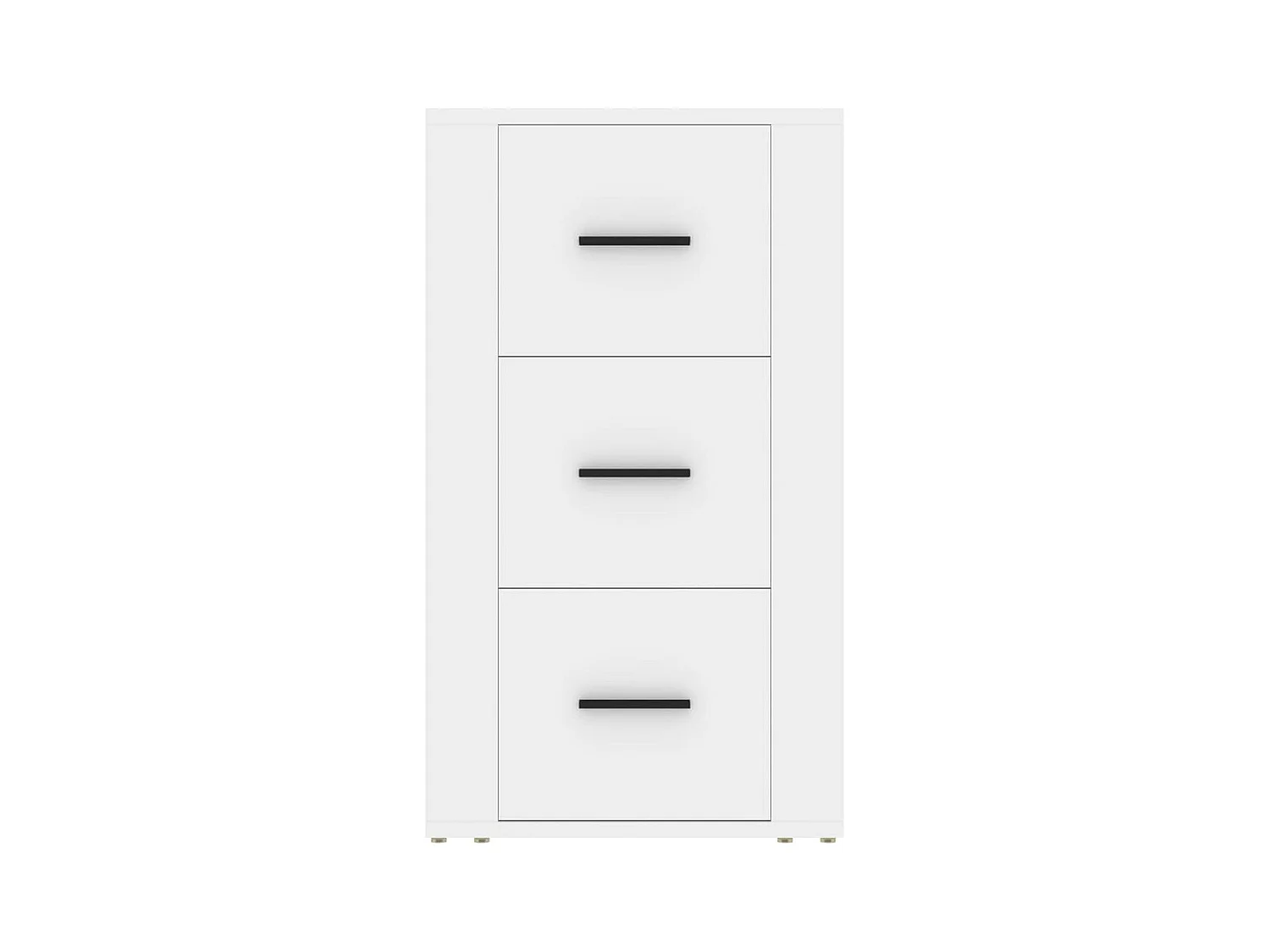 Buffet Blanc 40x33x70 cm Bois d'ingénierie