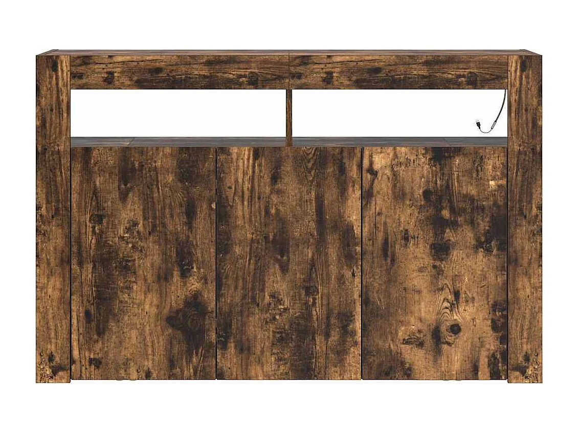 Buffet Chêne Fumé Bois d'Ingénierie 116 x 30 x 75 cm