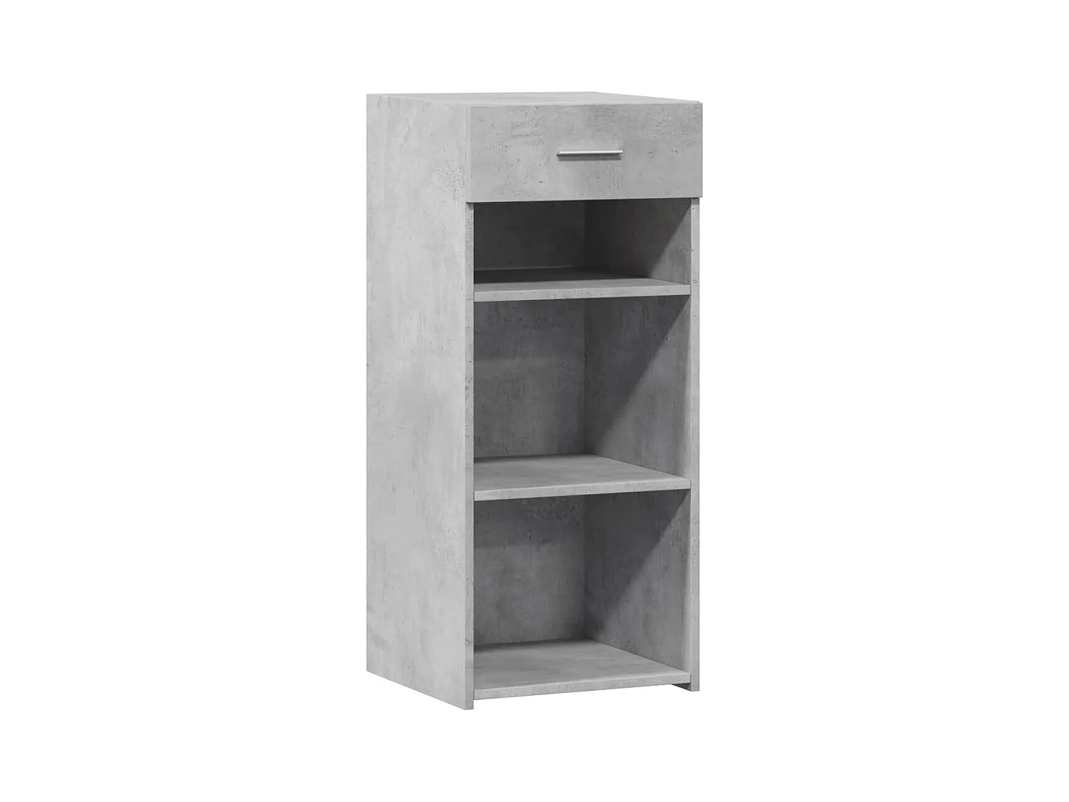 Buffet gris béton 40x42,5x93 cm bois d'ingénierie