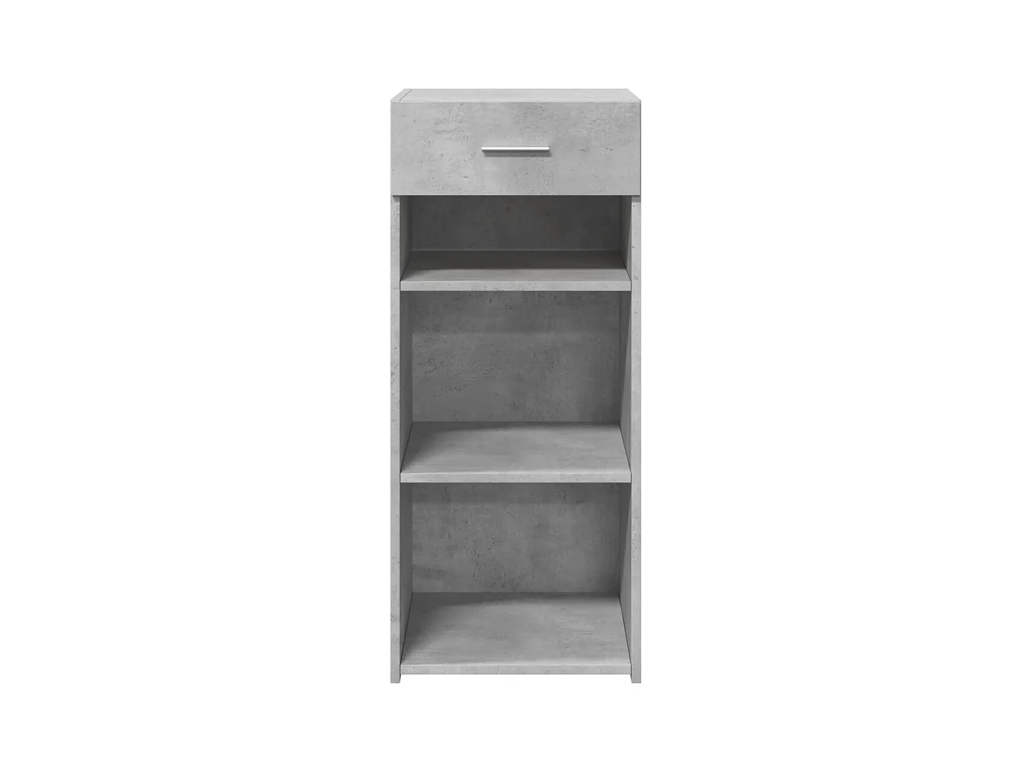 Buffet gris béton 40x42,5x93 cm bois d'ingénierie