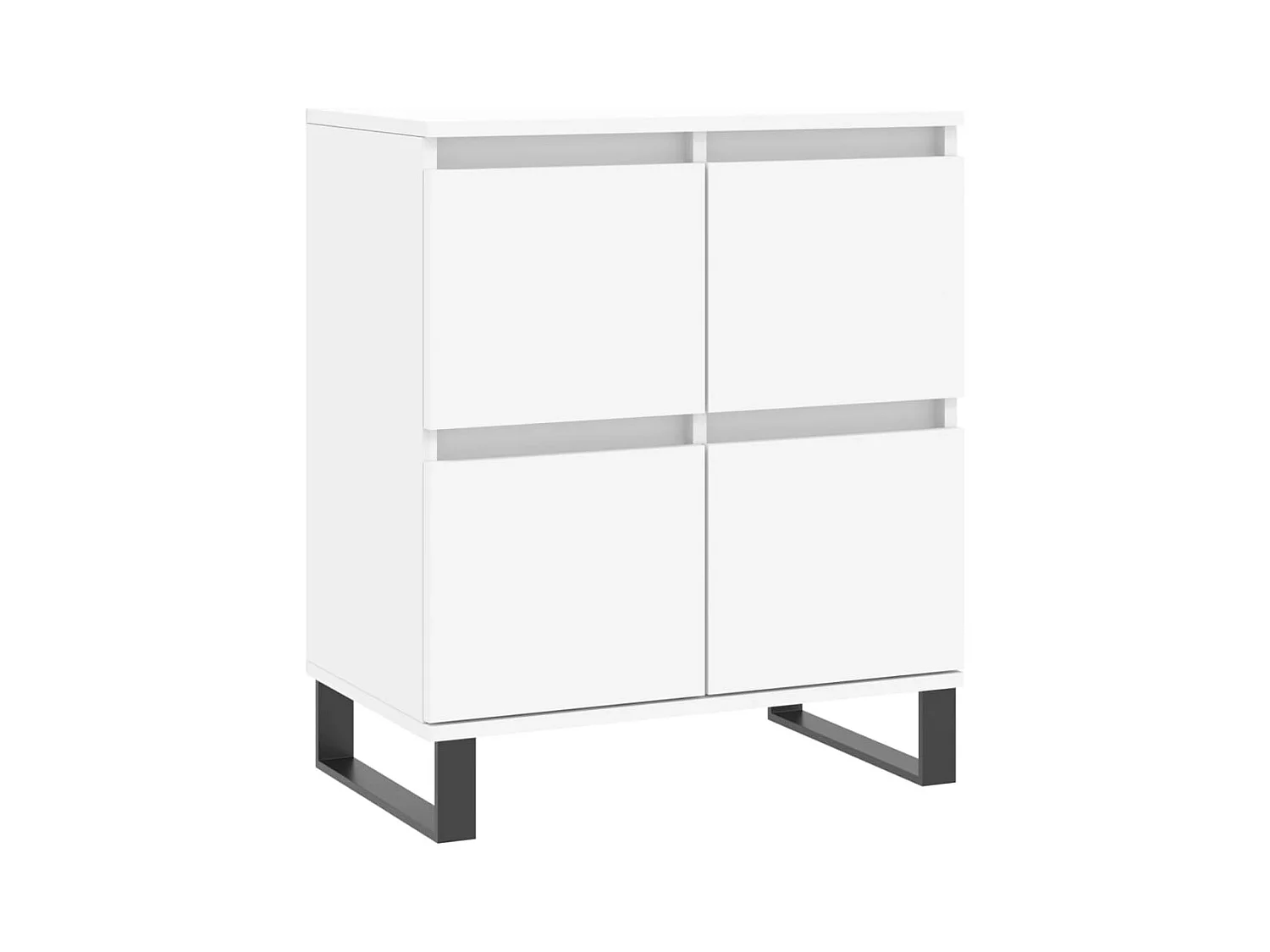 Buffet Blanc 60x35x70 cm Bois d'ingénierie