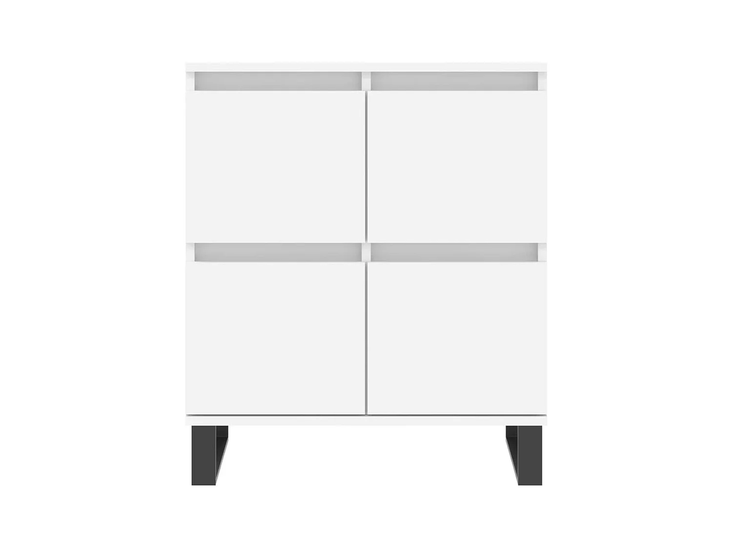 Buffet Blanc 60x35x70 cm Bois d'ingénierie