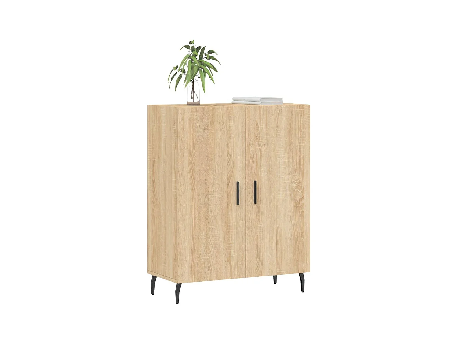 Credenza in rovere Sonoma 69,5x34x90 cm in legno ingegnerizzato