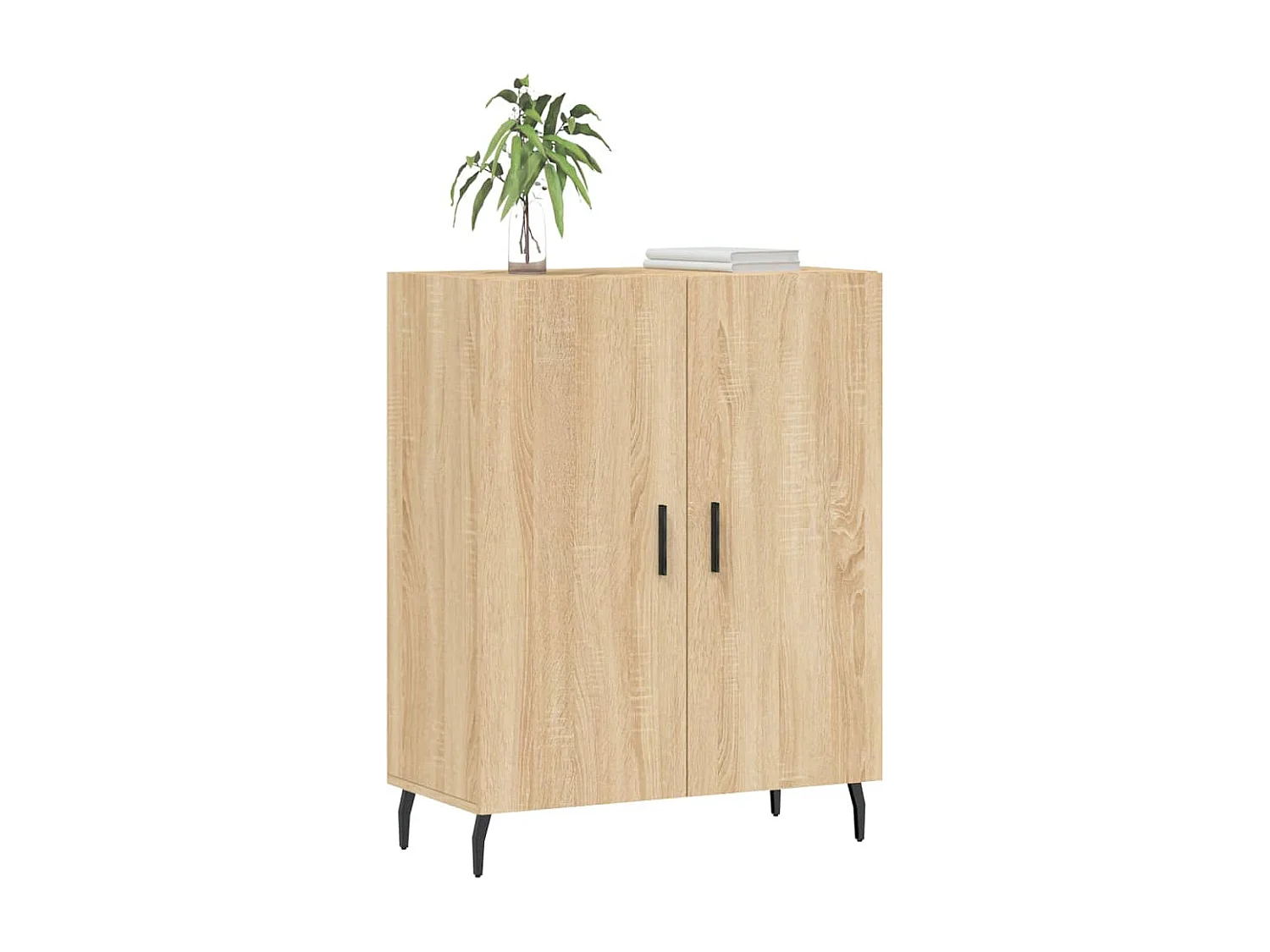 Credenza in rovere Sonoma 69,5x34x90 cm in legno ingegnerizzato