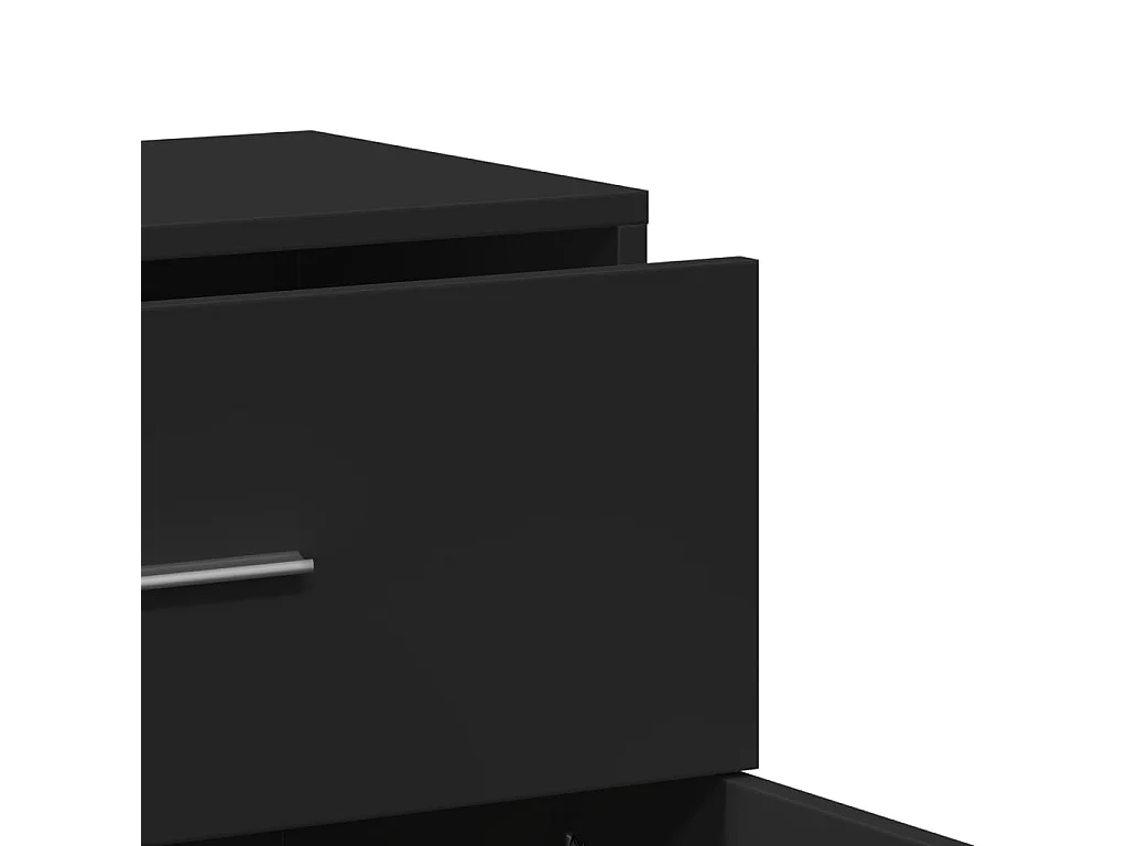 Sideboards 2 Stk. schwarz 60x31x70 cm Holzwerkstoff