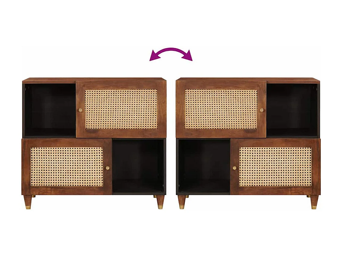 Meubles et étagères de rangement pour médias Marron