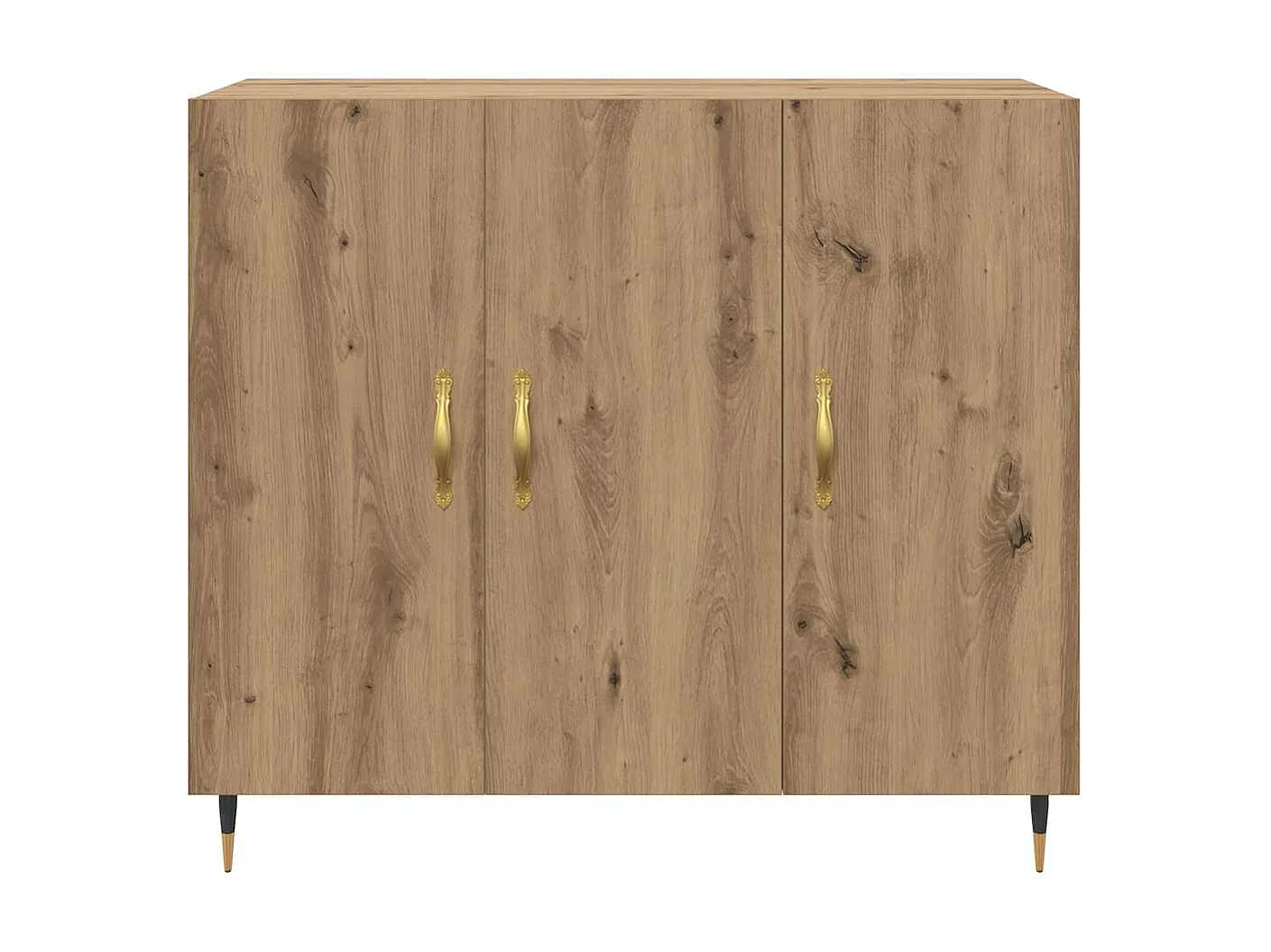 Buffet avec stockage avec porte Marron 90 x 34 x 80 cm Bois d'ingénierie