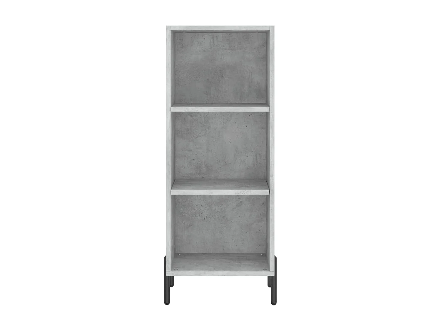 Credenza alta Grigio cemento 34,5x34x180 cm Legno ingegnerizzato