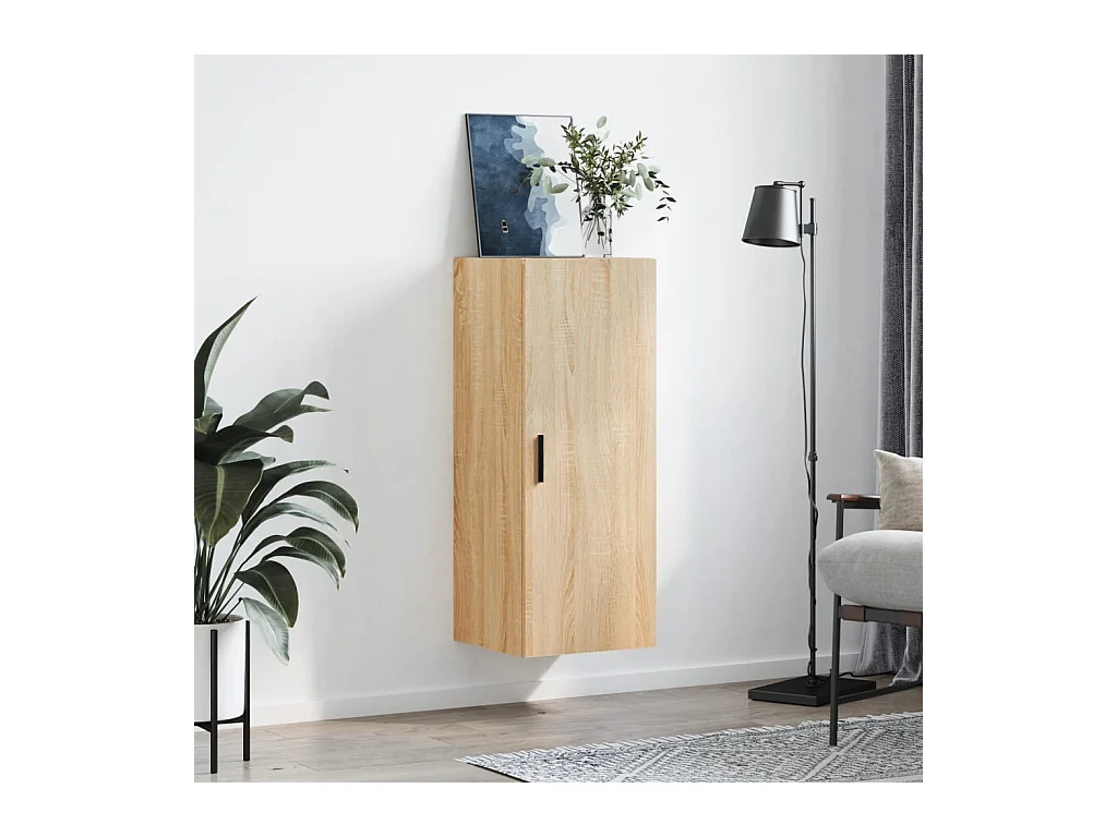 Armoire murale chêne sonoma 34,5x34x90 cm