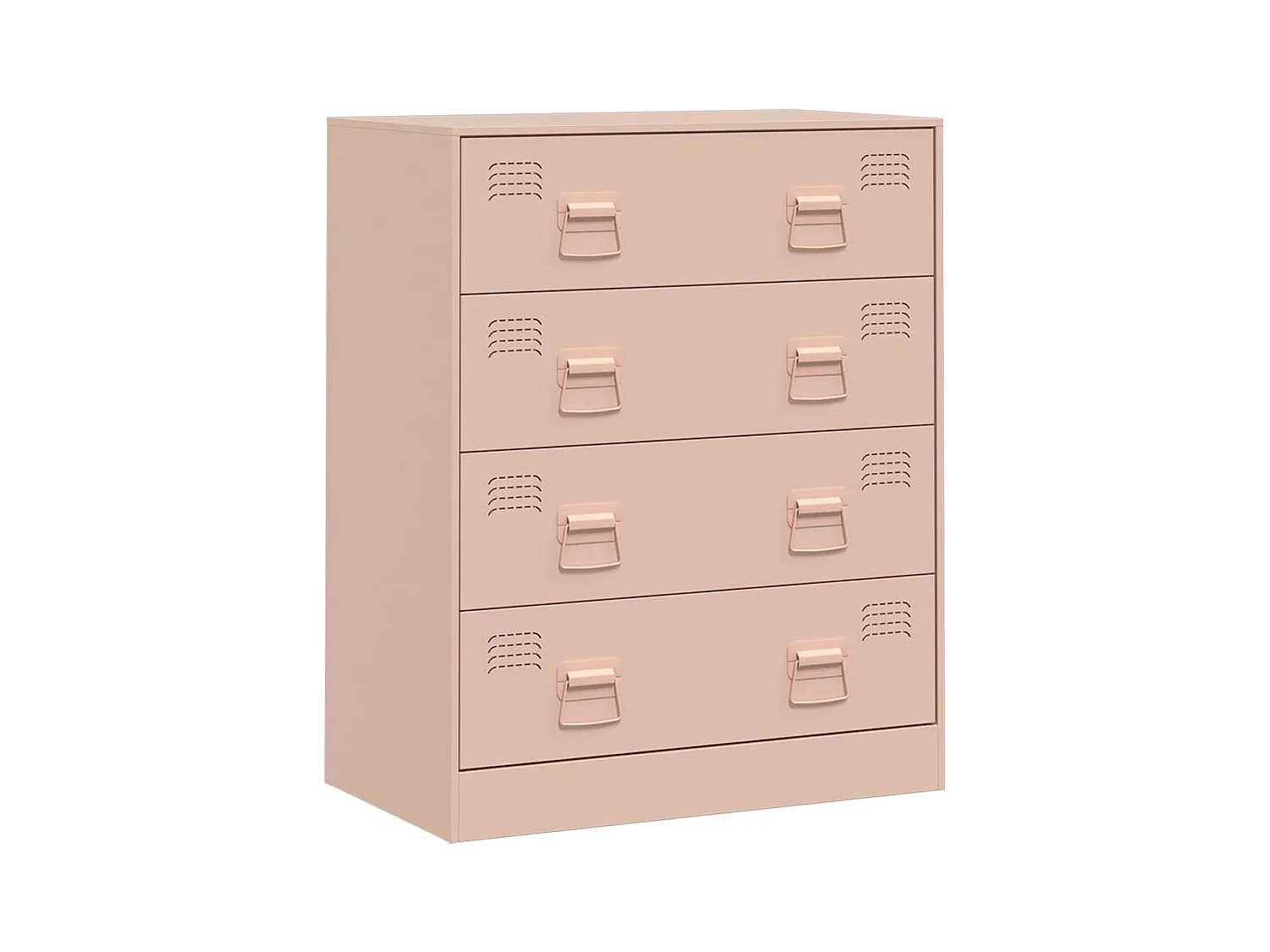 Buffet rose 67x39x83 cm acier