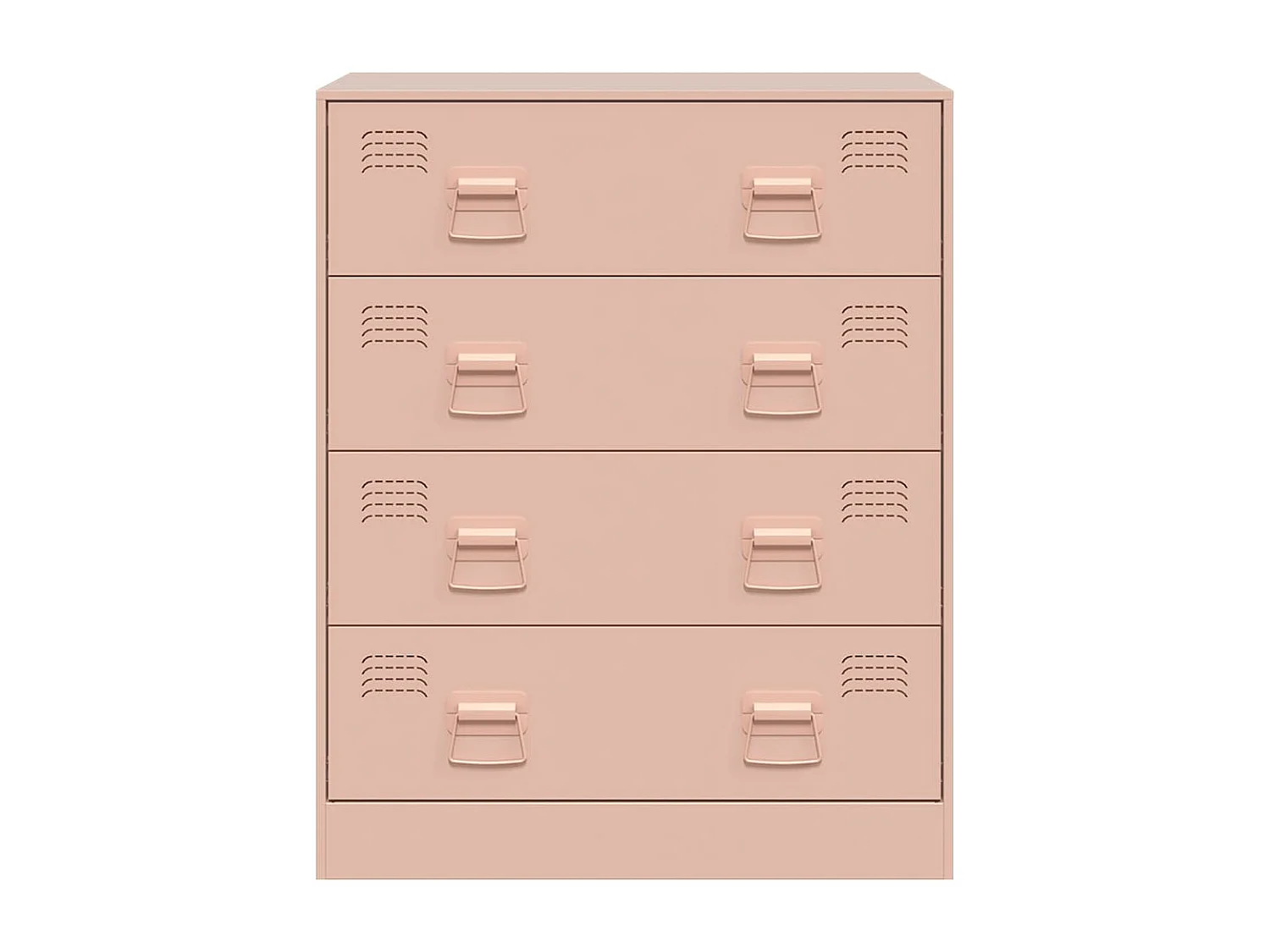 Buffet rose 67x39x83 cm acier