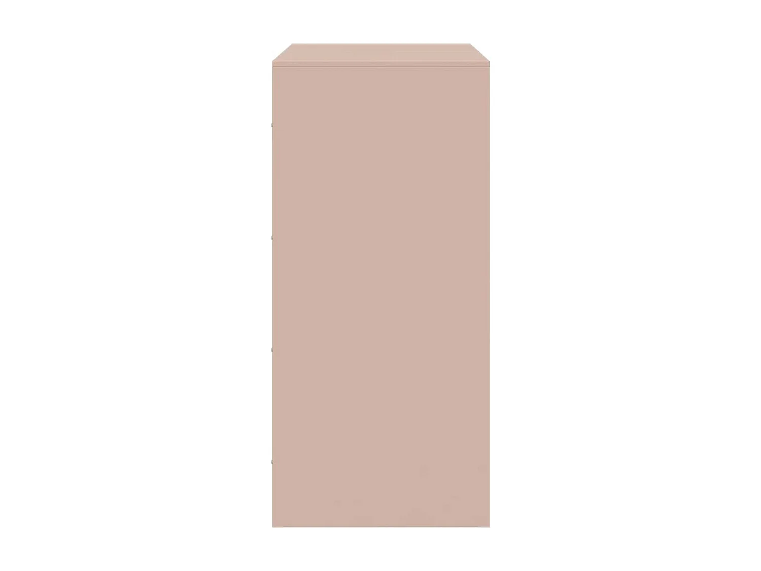 Buffet rose 67x39x83 cm acier