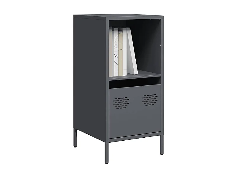 Buffet anthracite 35x39x73,5 cm acier laminé à froid