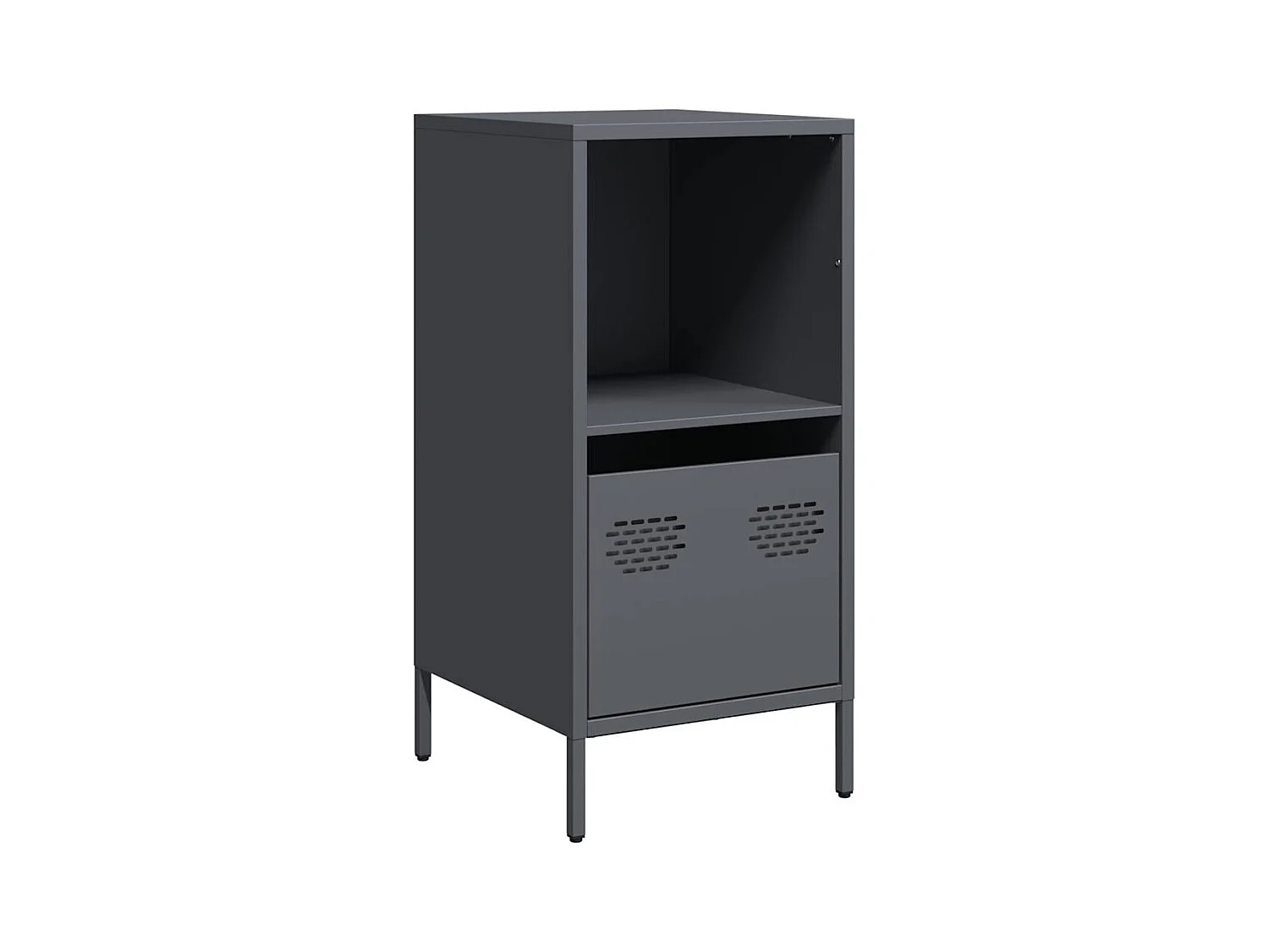 Buffet anthracite 35x39x73,5 cm acier laminé à froid