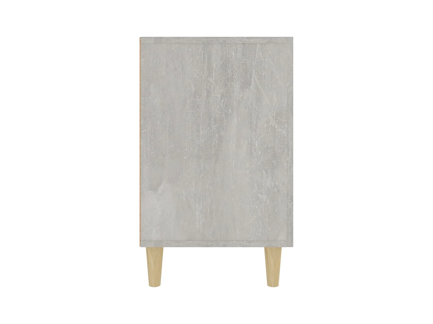 Buffet gris béton 100x36x60 cm bois d'ingénierie