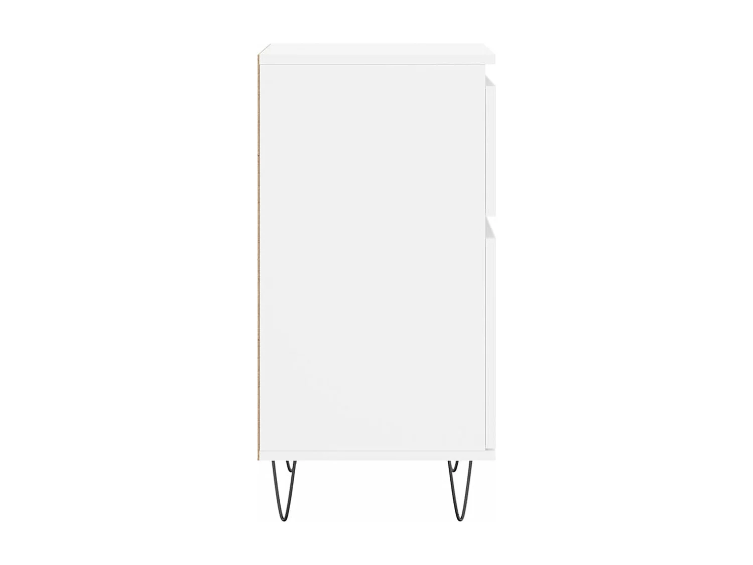 Buffet blanc 40x35x70 cm bois d’ingénierie