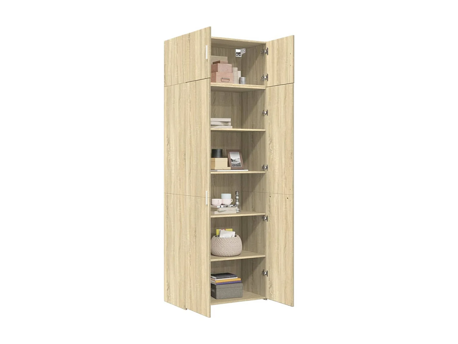 Armoire de rangement chêne sonoma 80x42,5x225 cm