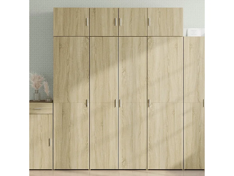 Armoire de rangement chêne sonoma 80x42,5x225 cm
