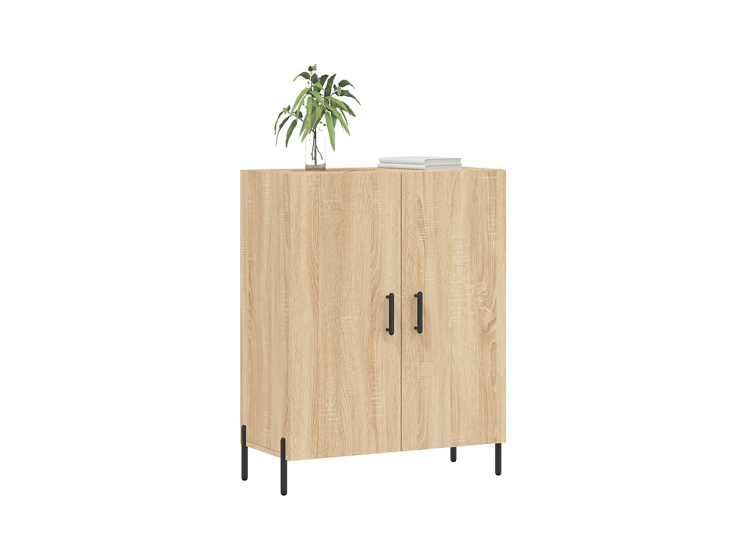 Credenza in rovere Sonoma 69,5x34x90 cm in legno ingegnerizzato