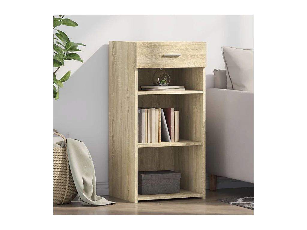 Buffet chêne sonoma 45x42,5x93 cm bois d'ingénierie