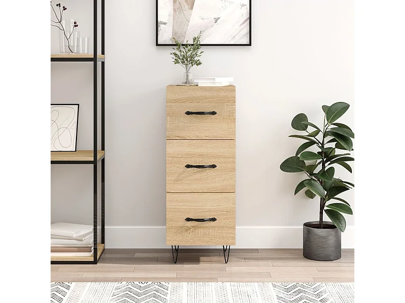 Sonoma Eiken Dressoir 34,5x34x90 cm Engineered Wood