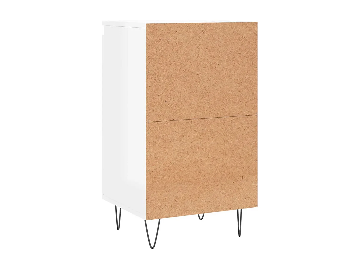 Buffets 2 pcs blanc brillant 40x35x70 cm bois d'ingénierie