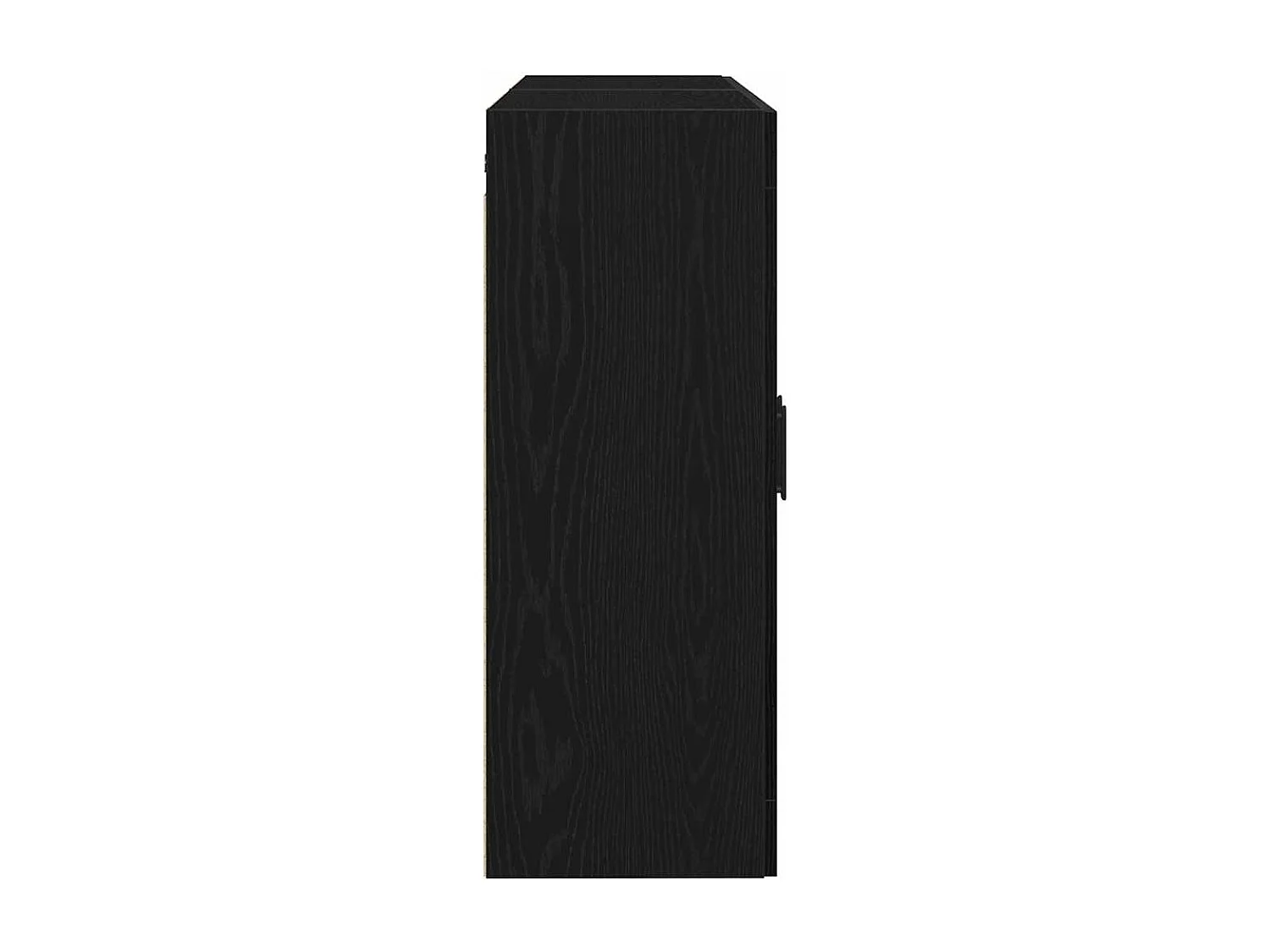 Armoires murales 2 pcs Chêne noir Bois d'ingénierie