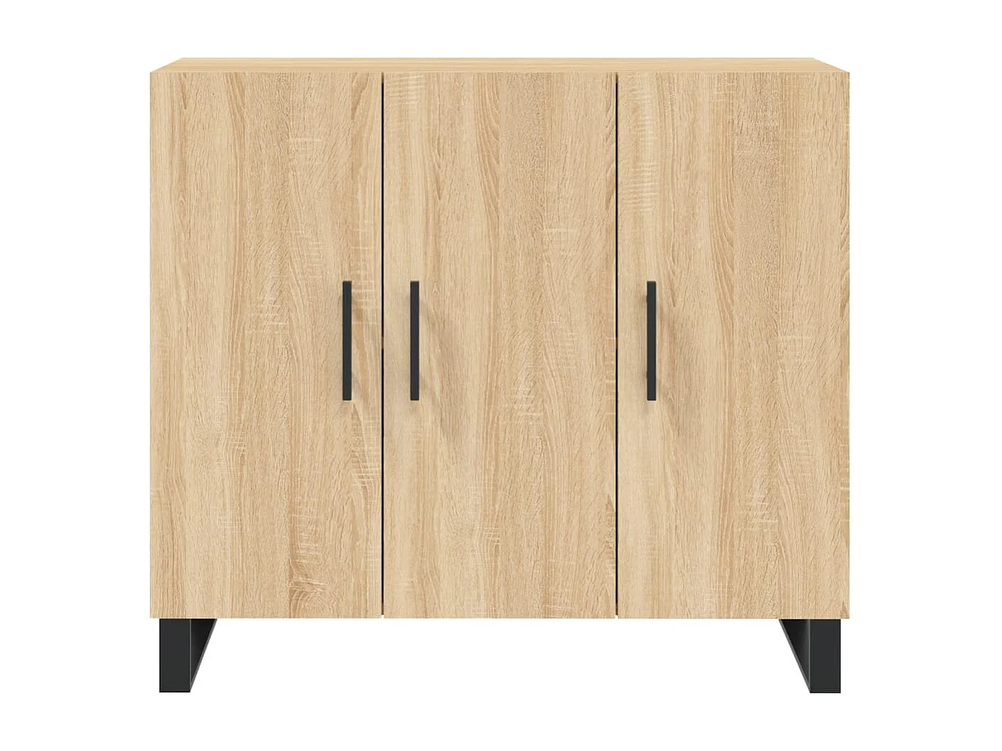 Credenza in rovere Sonoma 90x34x80 cm in legno ingegnerizzato