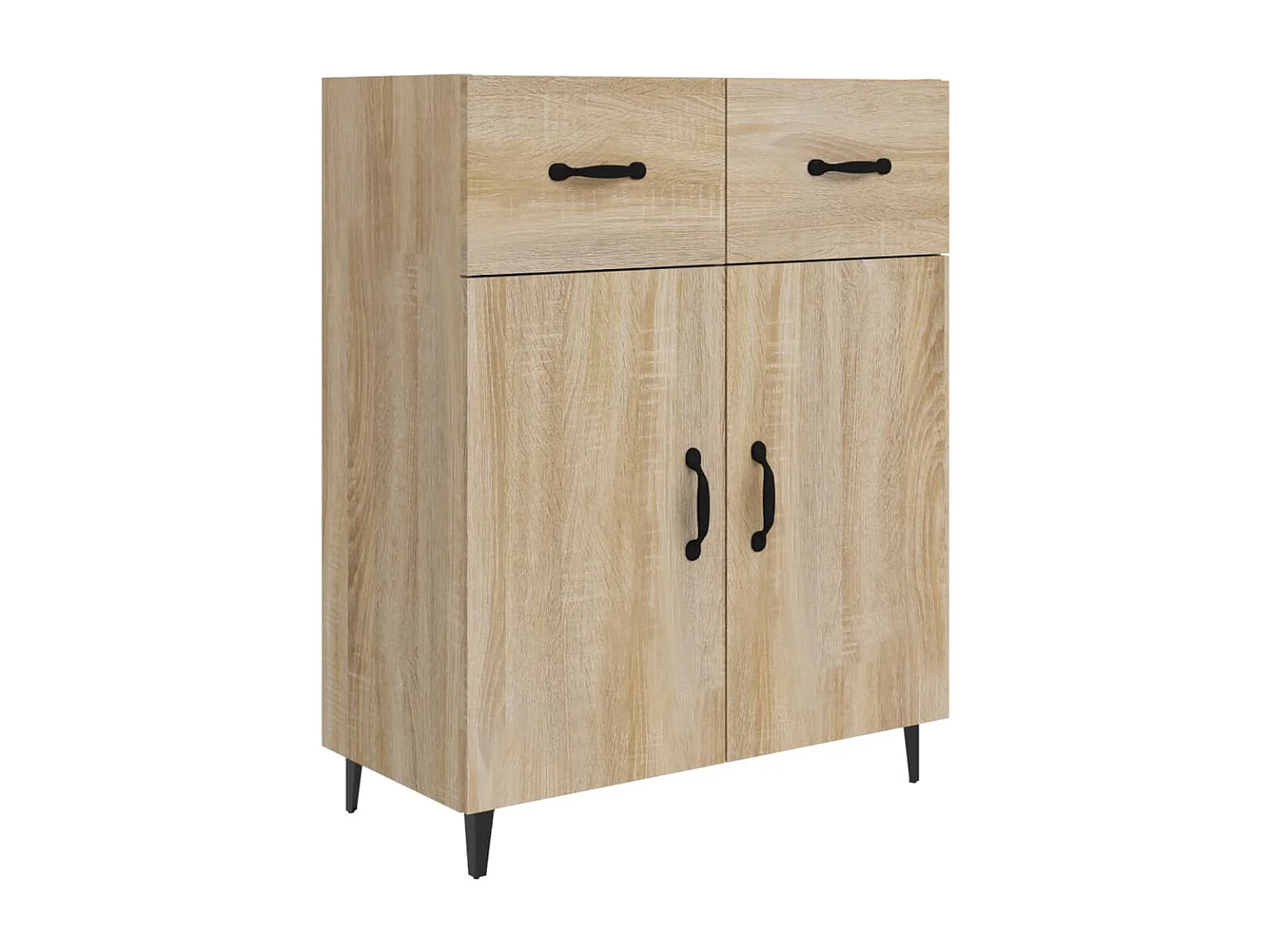 Credenza in rovere Sonoma 69,5x34x90 cm in legno ingegnerizzato