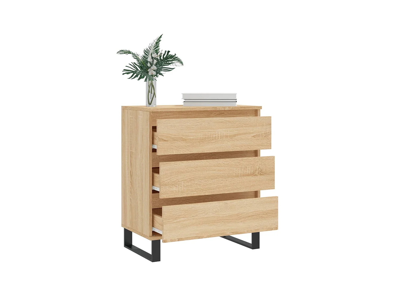 Buffet Chêne sonoma 60x35x70 cm Bois d'ingénierie