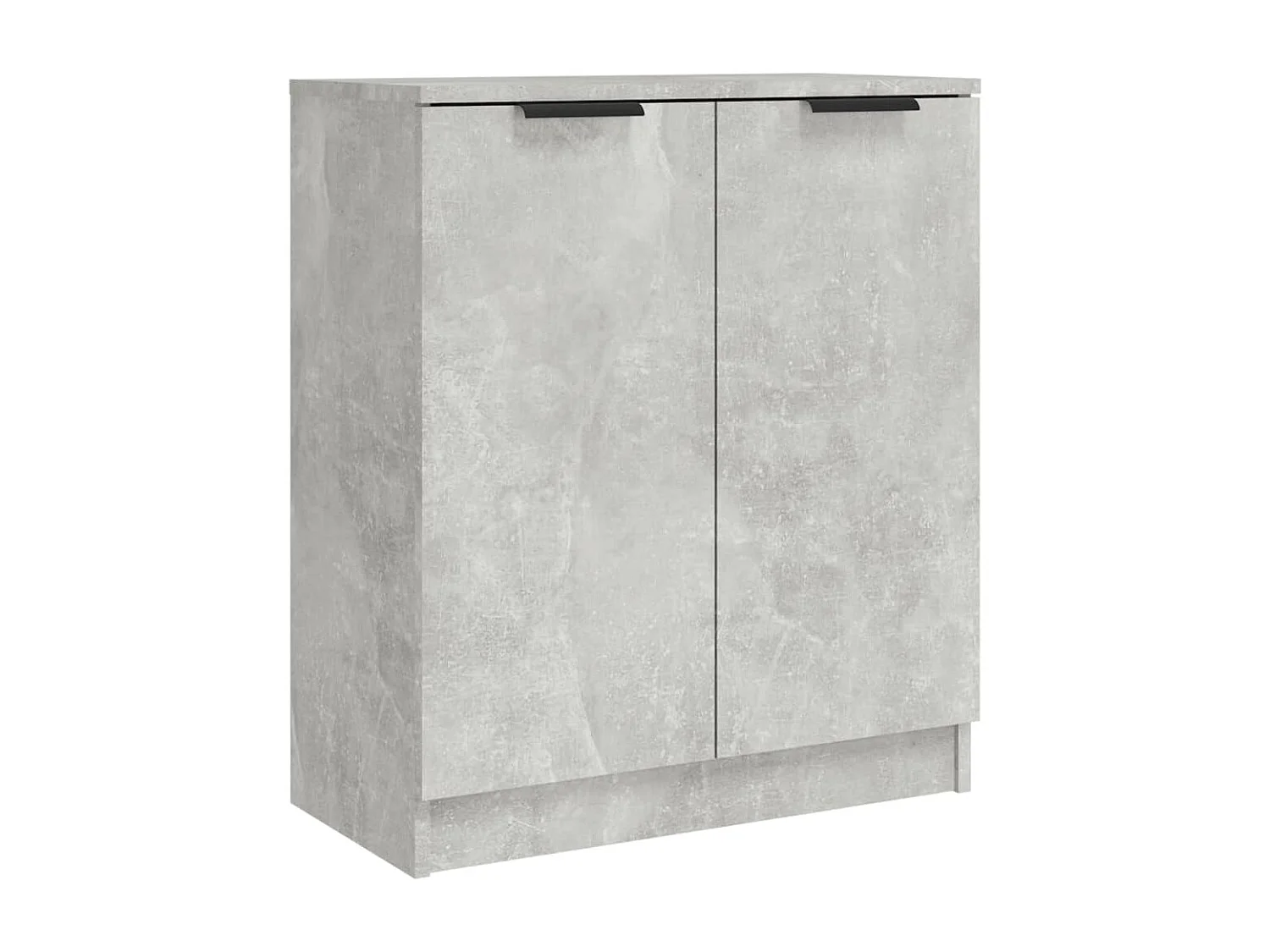 Buffets 3 pcs gris béton bois d'ingénierie