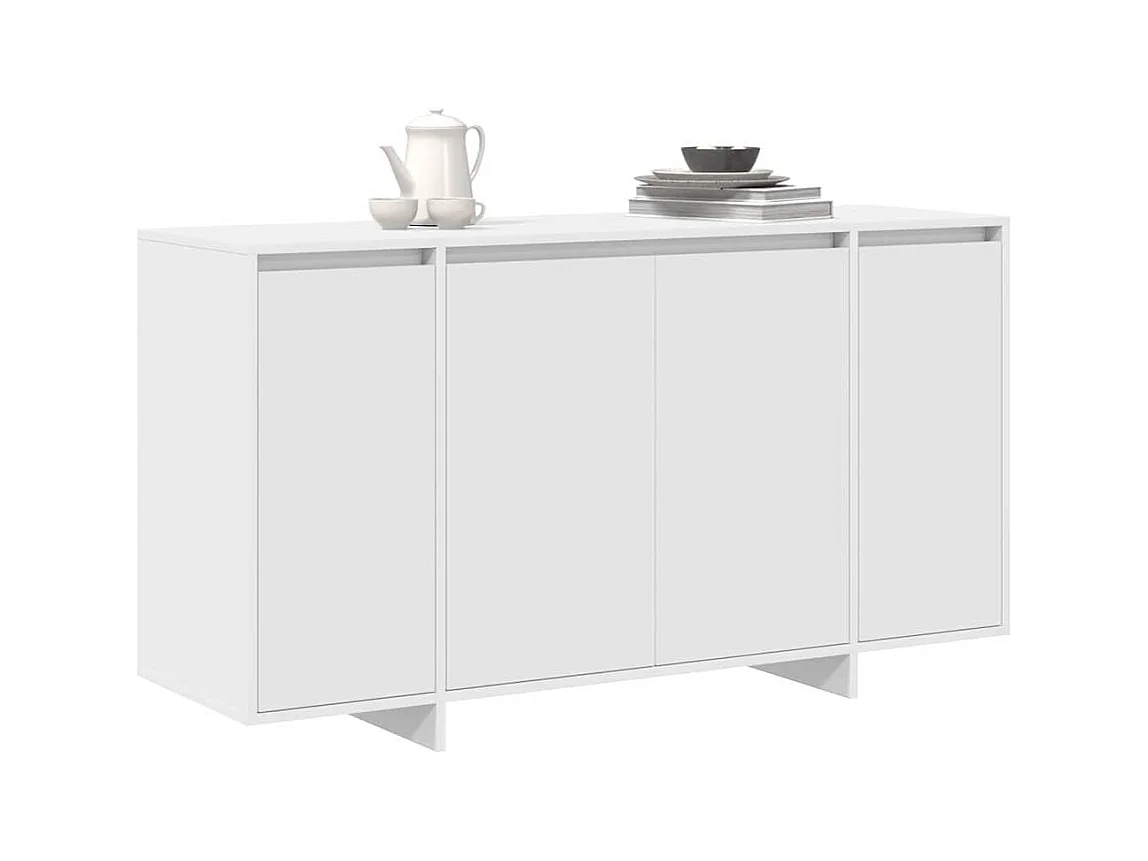 buffet blanc Blanc Bois 135 x 41 x 75 cm Buffet blanc