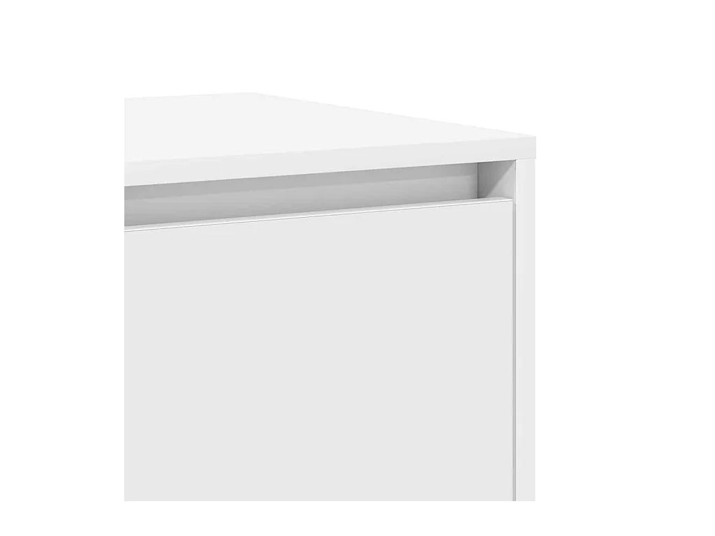 buffet blanc Blanc Bois 135 x 41 x 75 cm Buffet blanc