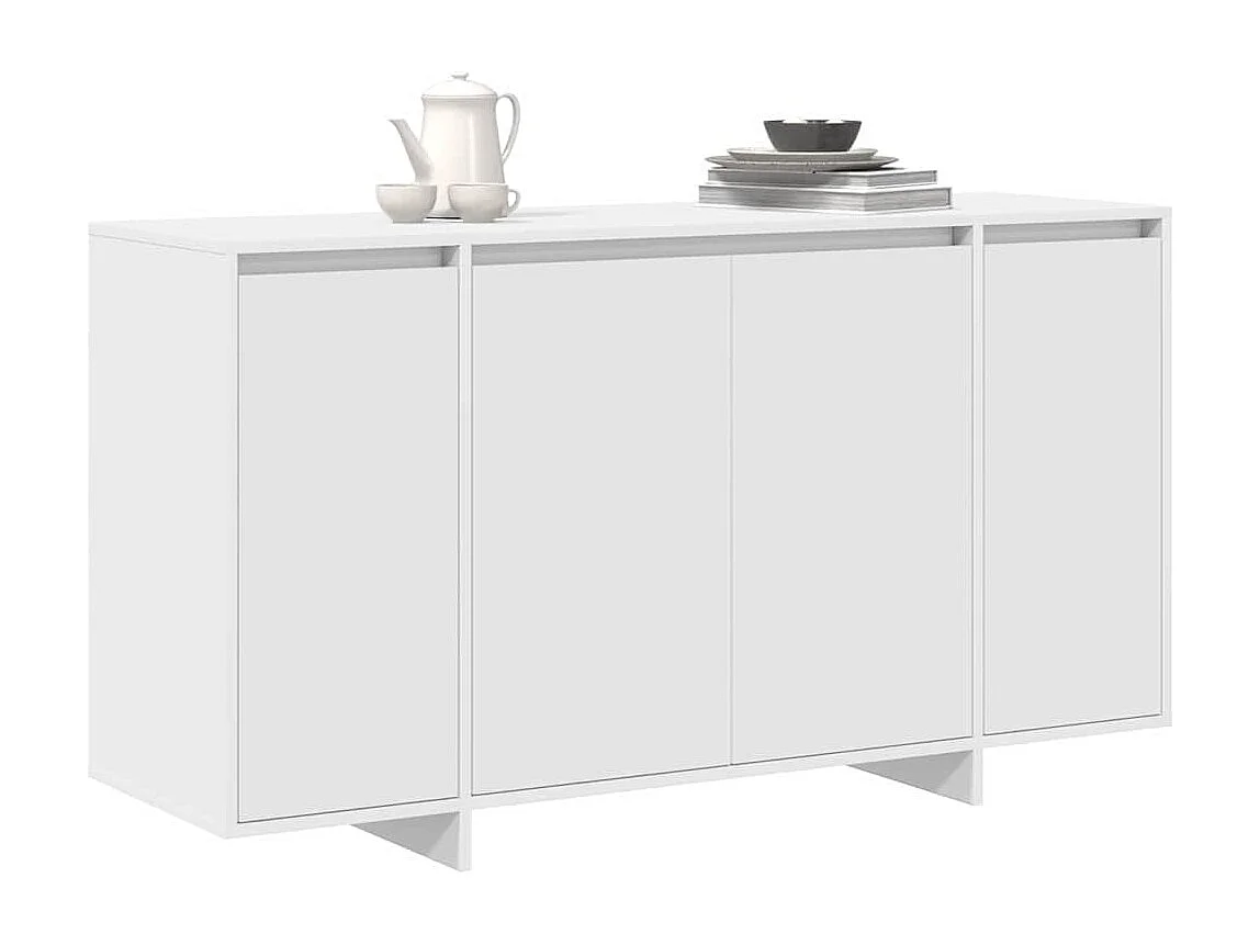 buffet blanc Blanc Bois 135 x 41 x 75 cm Buffet blanc