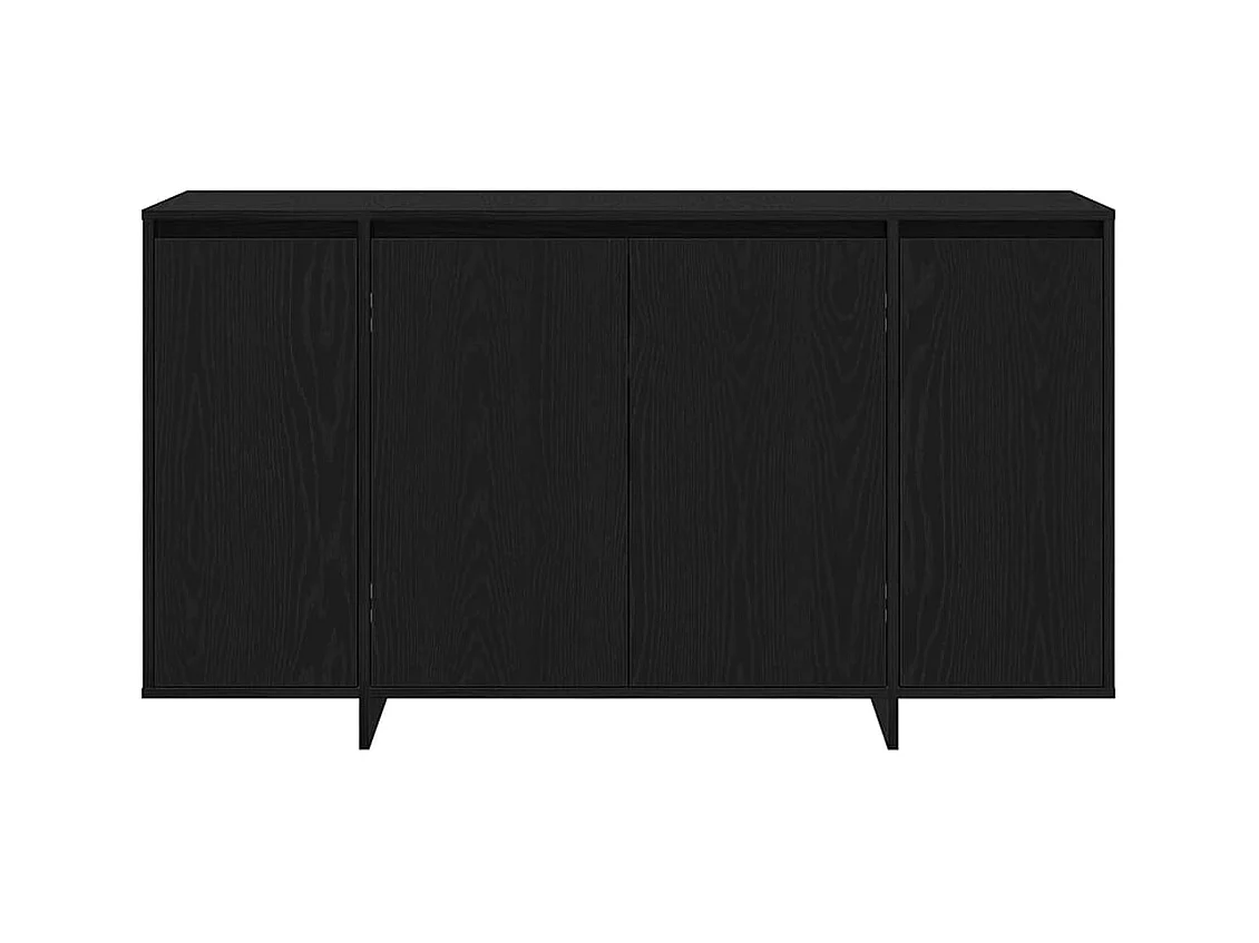 Buffet en chêne noir Chêne noir Placage en bois 135 x 41 x 75 cm