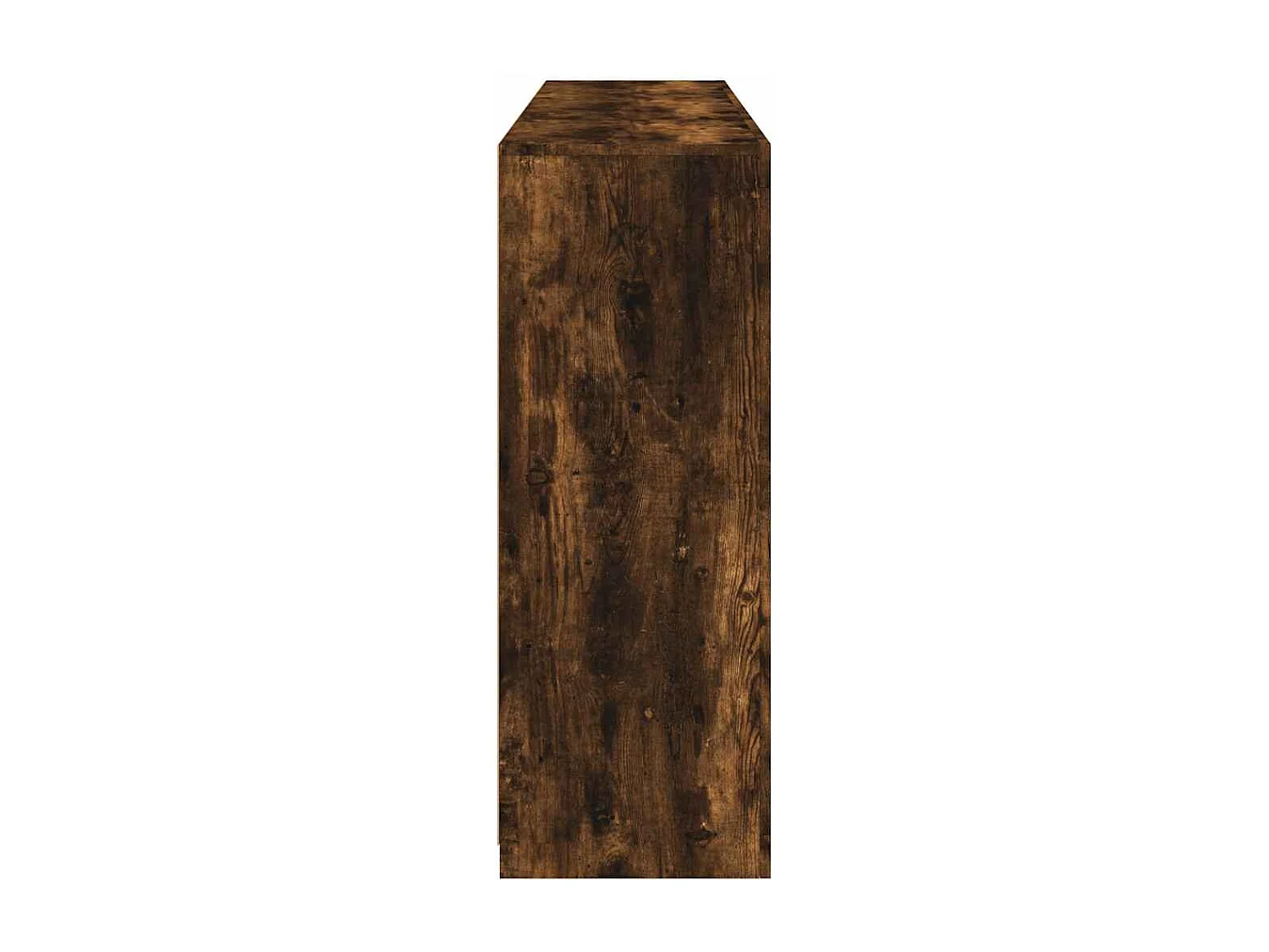 Credenze con luci a LED 3 pezzi in legno ingegnerizzato rovere affumicato