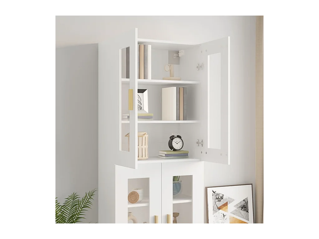 Witte hangkast 69,5x34x90 cm