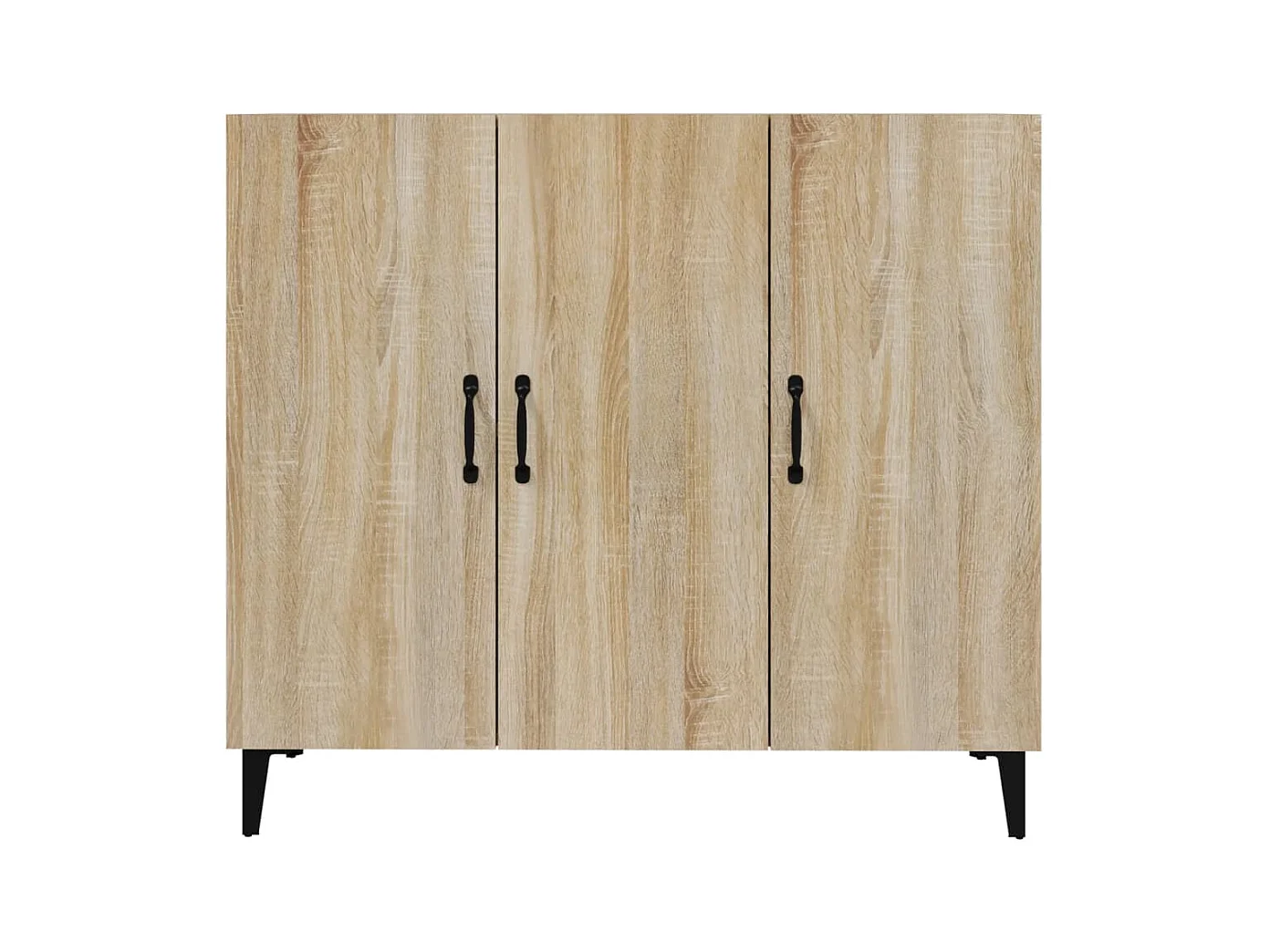 Credenza in rovere Sonoma 90x34x80 cm in legno ingegnerizzato