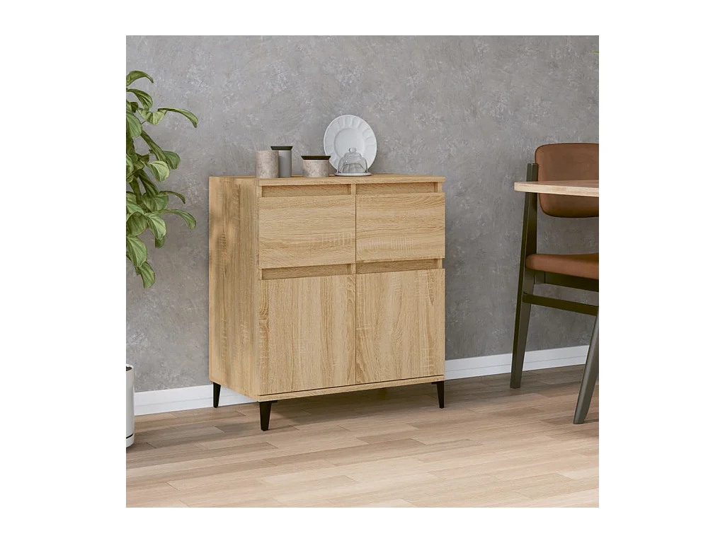 Buffet Chêne sonoma 60x35x70 cm Bois d'ingénierie