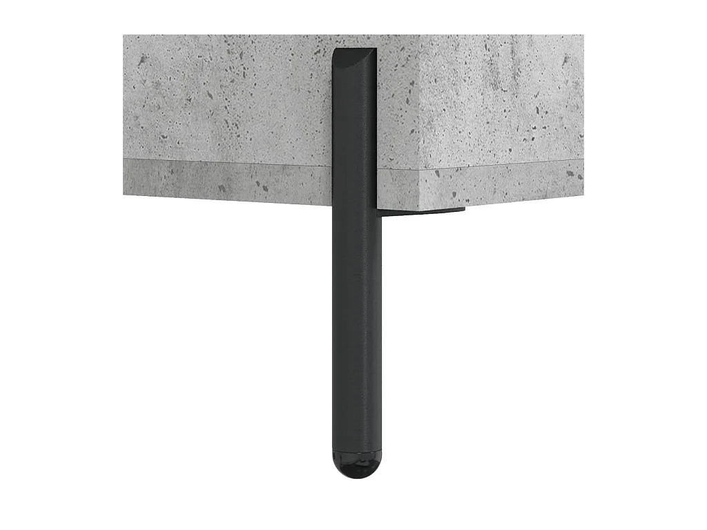 Credenza grigio cemento 34,5x32,5x90 cm in legno ingegnerizzato