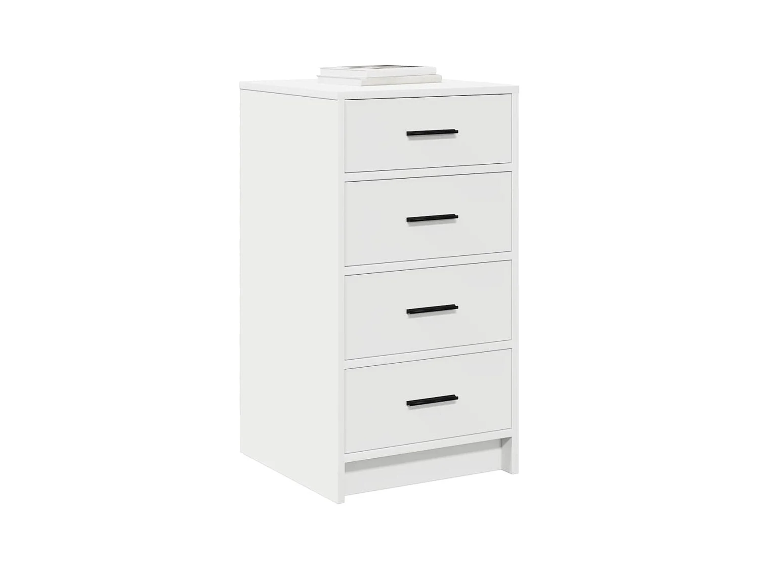 Buffet Blanc 40x41x75 cm en bois d'ingénierie