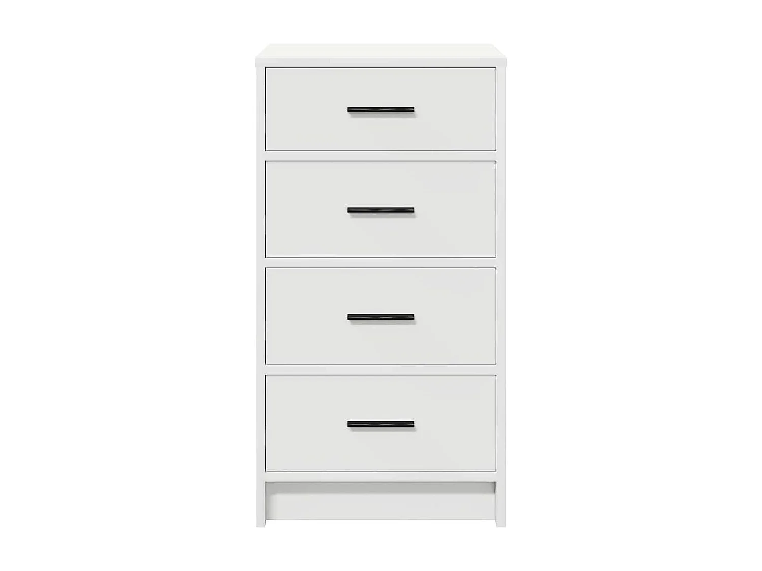 Buffet Blanc 40x41x75 cm en bois d'ingénierie