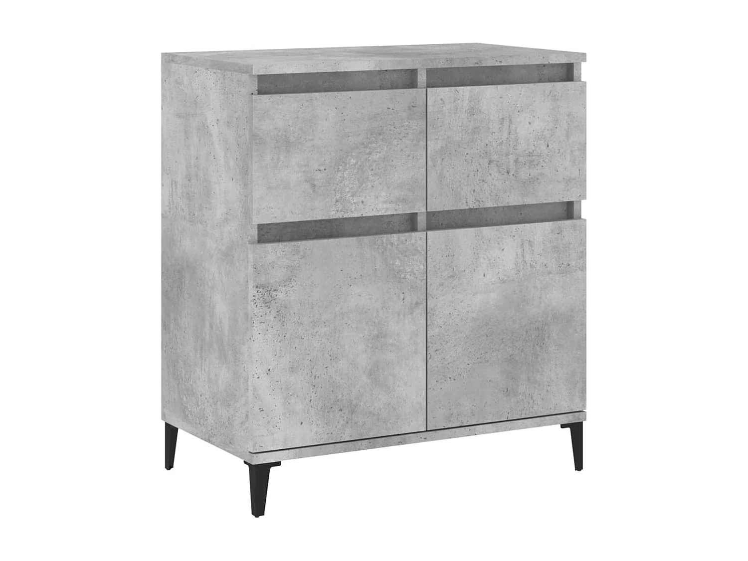 Buffet Gris béton 60x35x70 cm Bois d'ingénierie