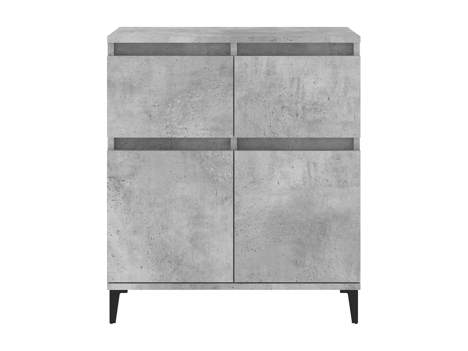 Buffet Gris béton 60x35x70 cm Bois d'ingénierie