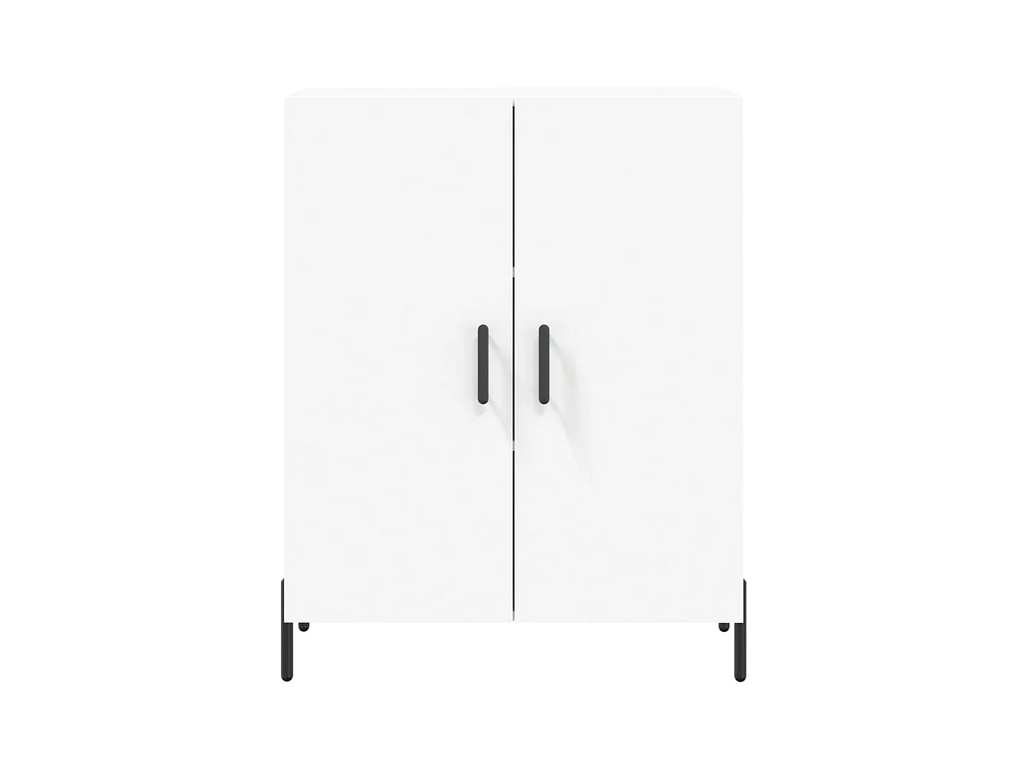 Wit dressoir 69,5x34x90 cm bewerkt hout