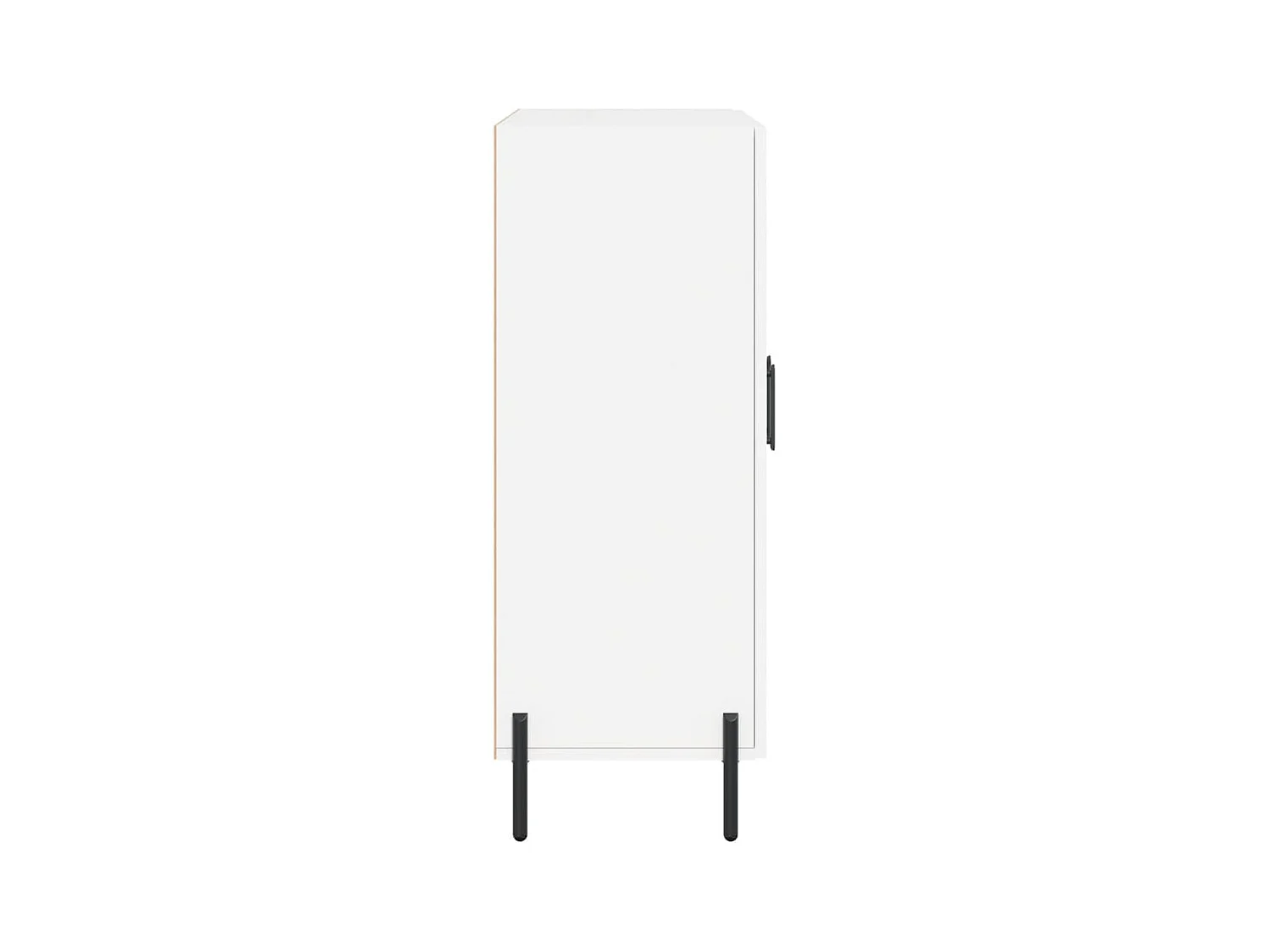 Wit dressoir 69,5x34x90 cm bewerkt hout