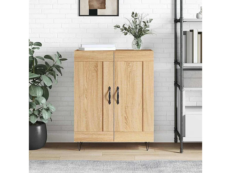 Credenza in rovere Sonoma 69,5x34x90 cm Legno ricostituito